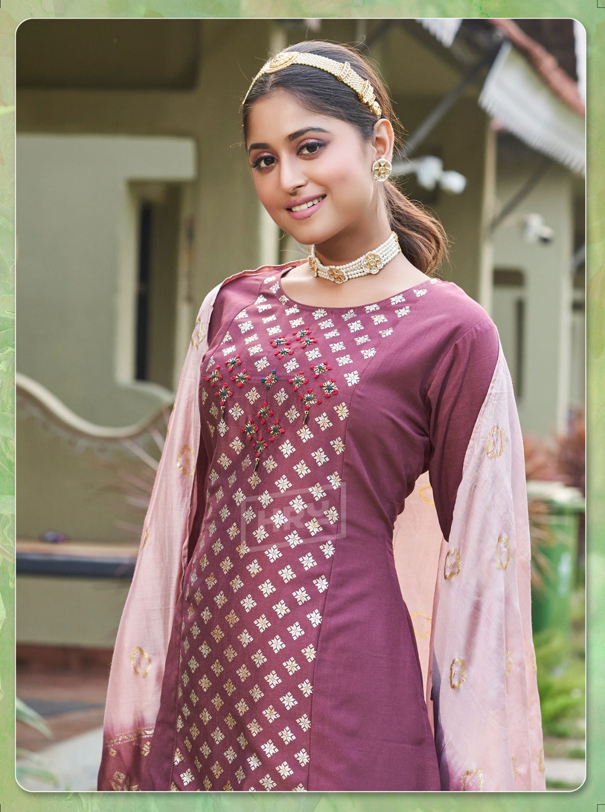 Gold Delight Vol 2 By Hru Viscose Chanderi Kurti With Bottom Dupatta Wholesale Market In Surat